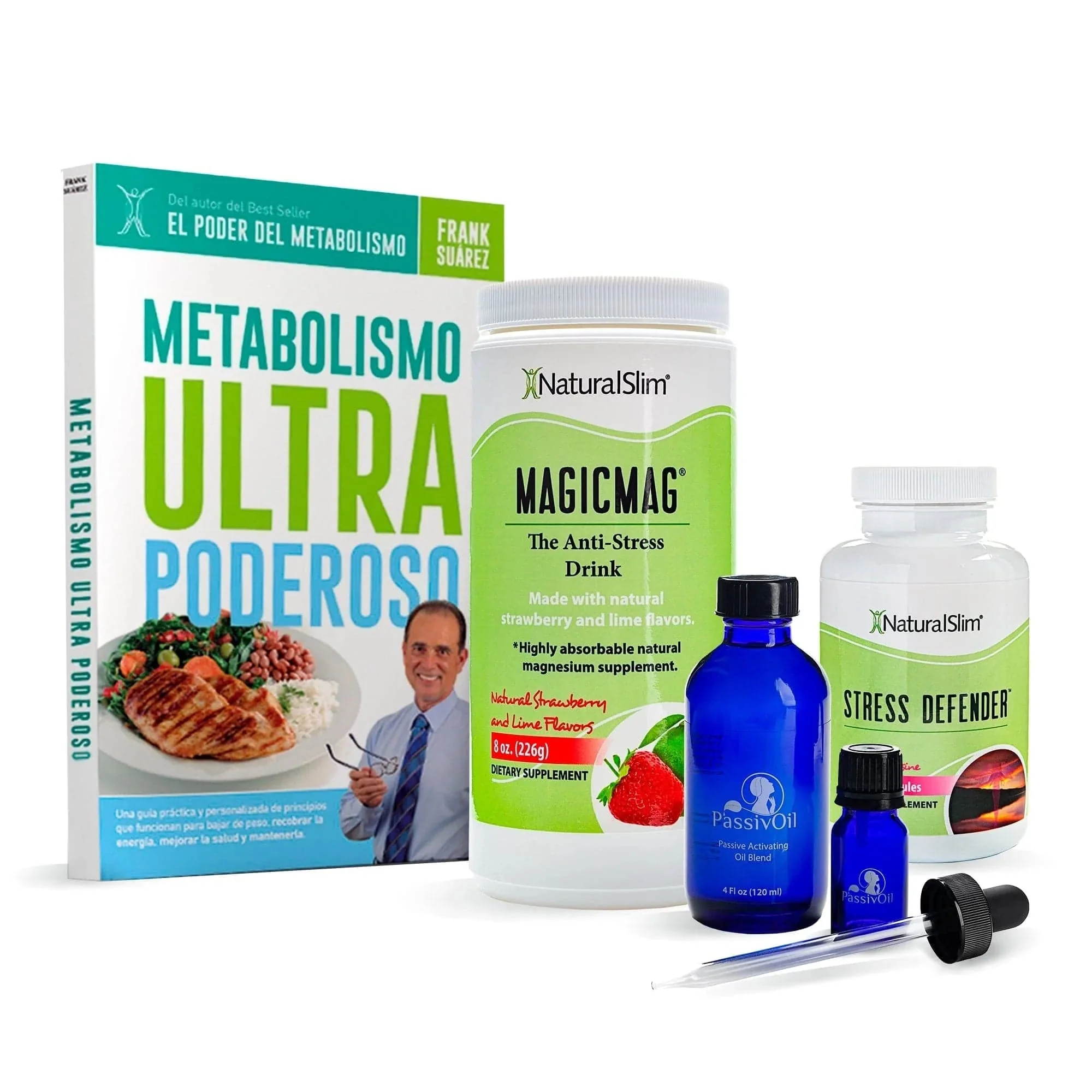 Kit Sueño Reparador | Envío GRATIS - MagicMag, Stress Defender, Passivoil y Libro de Frank Suárez - Image 3